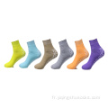 Chaussettes de sol non glissées pour les chaussettes en polyester en salle médicale pour hommes et femmes